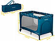 Дитячий манеж-ліжечко Синій 724002, фото 5