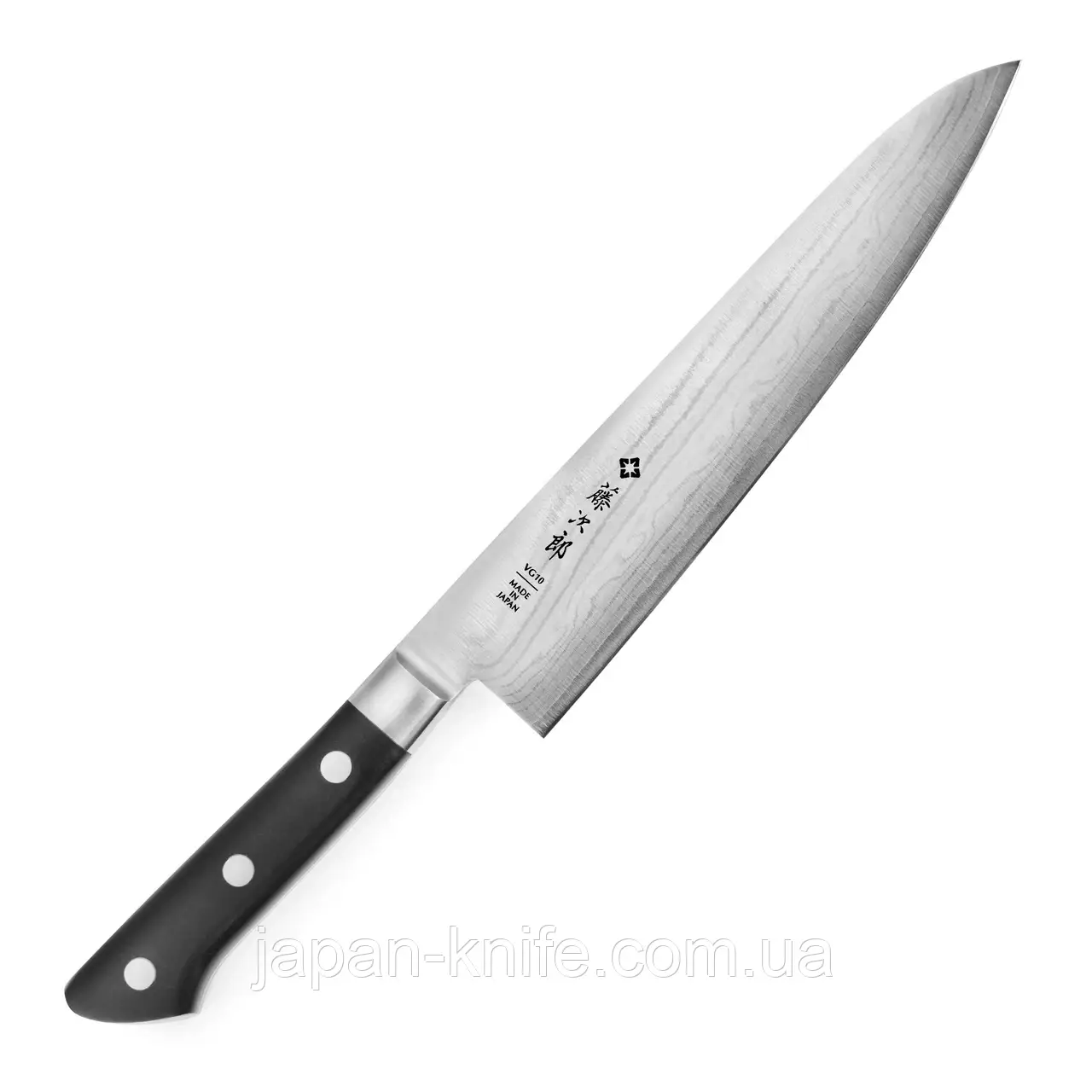Ніж Кухарський Шеф Tojiro DP Damascus F-655, 21см