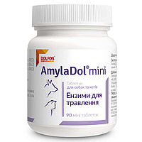Dolfos AmylaDol mini (Дольфос АмілаДол) домішка ензими для травлення для собак і котів 90 таб.