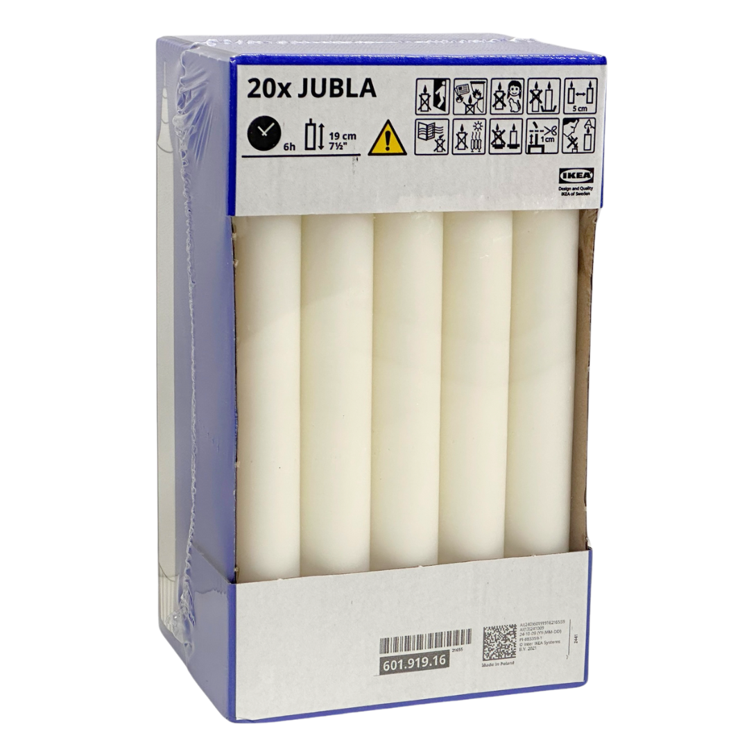 Набір свічок IKEA JUBLA 20 штук Довжина - 19 см 60191916