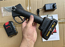Секатор для обрізання Makita 36V якісний акумуляторний секатор для робіт у саду з 2 акб 2 Ah у кейсі, фото 3
