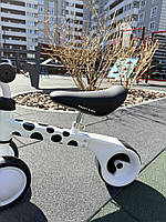 Біговел дитячий PROFI KIDS колеса EVA 6 дюймів MBB 1018-4D , 3 колеса , сталева рама, складна конструкція , білий., фото 3