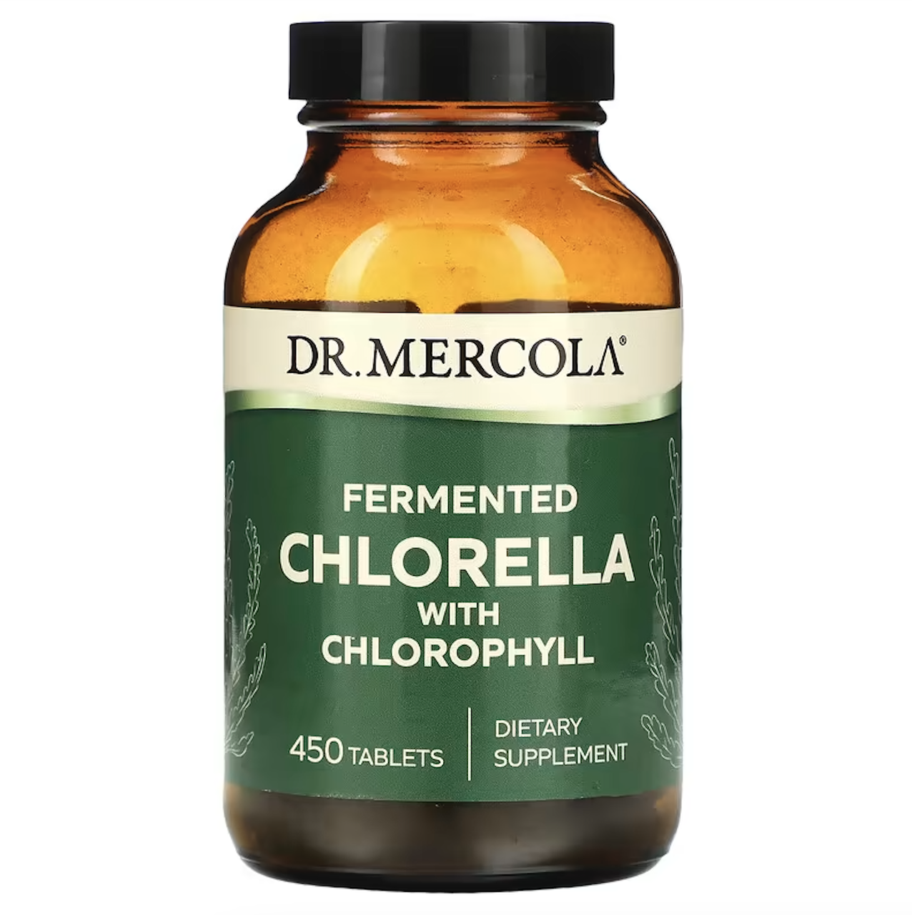 Dr. Mercola, ферментована хлорела з хлорофілом, 450 таблеток, фото 1