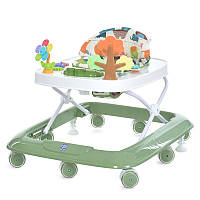 Ходунки дитячі Bambi M 6134-5, музика, світло, зелений