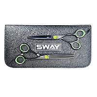 Набір перукарських ножиць Sway Art Green 305 розмір 6 (110 305G set 6,0")