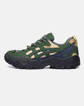 Чоловічі Кросівки U.SAGE x Asics Gel-Pickax Modern Safari / Ю.Сейдж Асікс Гел-Пікакс Модерн Сафарі Зелені, фото 1