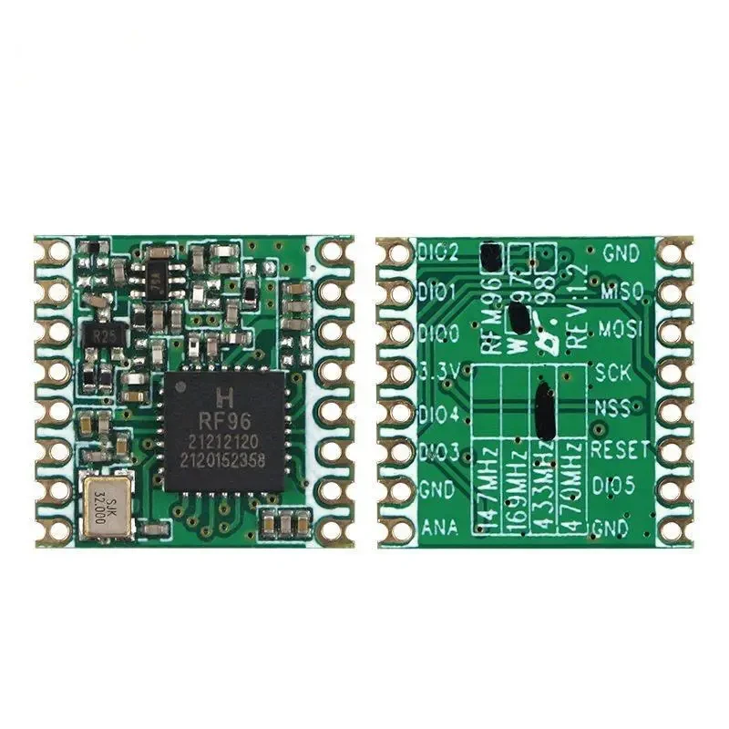 Модуль бездротового приймача великого радіуса, мікроконтролер RFM96/433MHz, підтримка sx1276, фото 1
