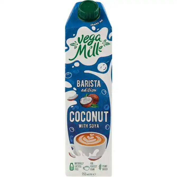 Напій рослинний кокос-соя ,безлактозний 1л Barista ,VegaMilk