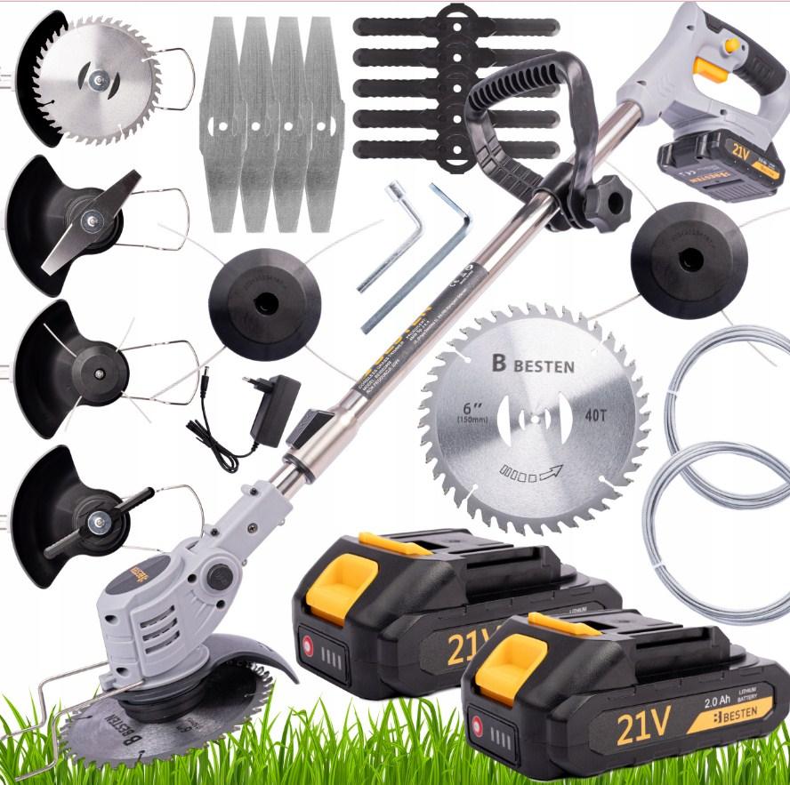 Акумуляторна Електрокоса Тример для трави BESTEN BE-2869, фото 1