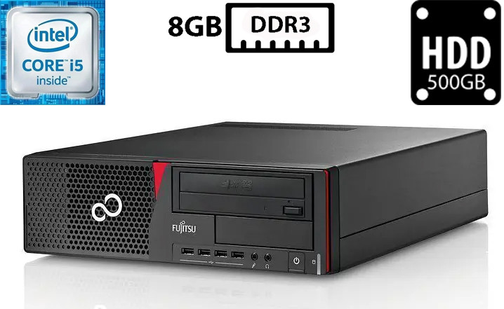 Комп'ютер Fujitsu Esprimo E720 E85+ SFF/Core i5-4440 3.10GHz/8GB DDR3/HDD 500GB/Intel HD Graphics Б/В