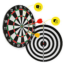 Дартс класичний Cornix Dartboard Game 2 в 1 40.5 см + 2 комплекти дротиків XR-0392, фото 6