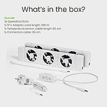 SpeedComfort Radiator Fan Duo Set — Комплект із 2 вентиляторів для радіатора — Енергоефективність — нагрівання, фото 6