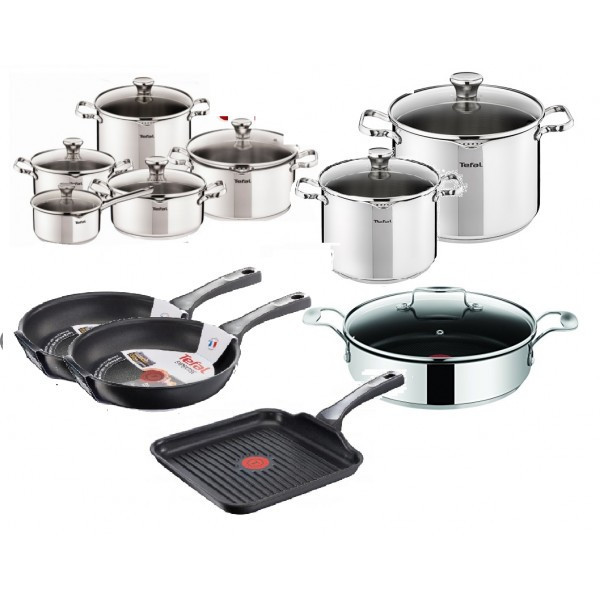 Набір посуду TEFAL DUETTO OLIVER 20 шт, фото 1