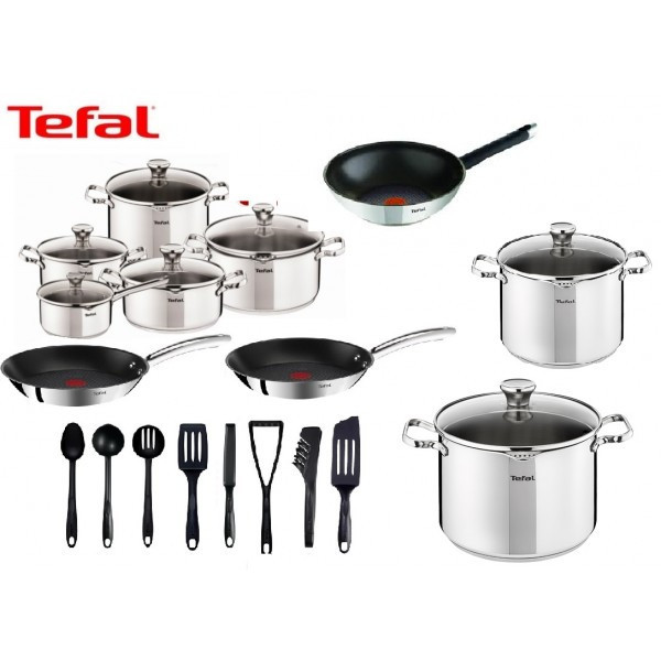 Набір посуду TEFAL DUETTO OLIVER 25 шт, фото 1