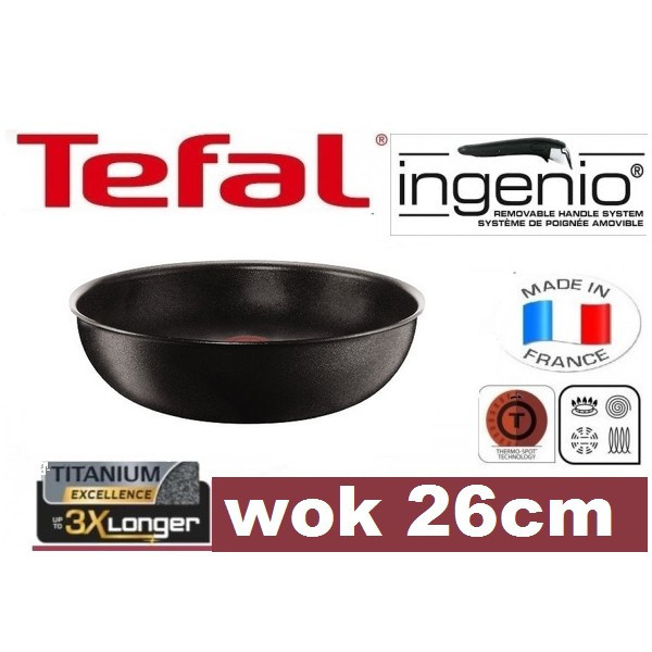 Сковорідка TEFAL INGENIO 26 см WOK, фото 1