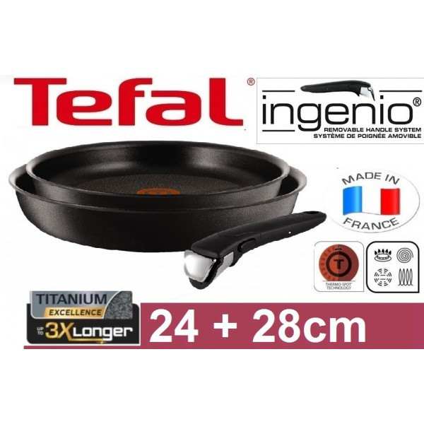 Сковорідка TEFAL INGENIO 24-28 см, фото 1