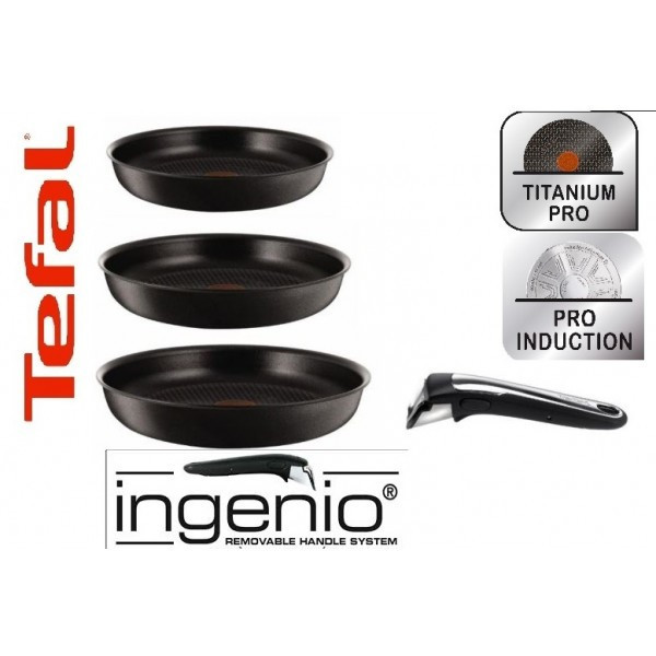 Сковорідка TEFAL INGENIO 22/24/28 см, фото 1