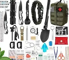 Набір для виживання 60 в 1: необхідний компаньйон для туристів та військових