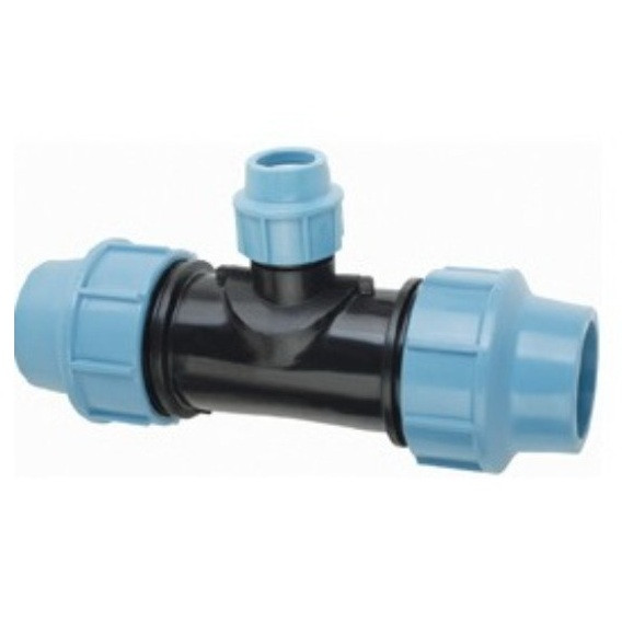 Трійник редукційний 40х25х40 для ПНД труб, фото 1