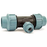 Трійник редукційний 110х63х110 для ПНД труб, фото 2