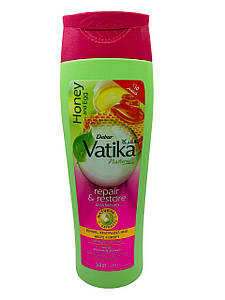 Шампунь відновлюючий Dabur Vatika з яєчними білками для пошкодженого волосся 360 мл Ватика
