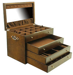 Шкатулка для прикрас коричневий