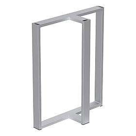 Опора для столу з металу 600×200 мм, H 730 мм 1 шт Сатин