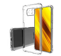 Силіконовий прозорий протиударний чохол для Xiaomi Poco x3