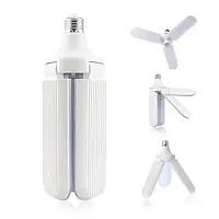 Світлодіодна лампа Fan Blade Led 45W E27 потрійна у формі вентилятора