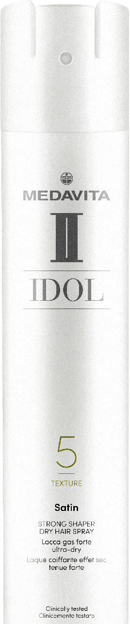 Лак для волос сильной фиксации Medavita IDOL TEXTURE SATIN Strong Shaper Dry Hair Spray, фото 1