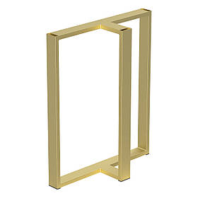 Опора для столу з металу 600×200 мм, H 730 мм 1 шт Золото