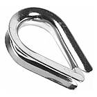 DIN6899 Коуш для троса ø2мм нержавіюча сталь [N3KO0000N3KO020001] Metalvis