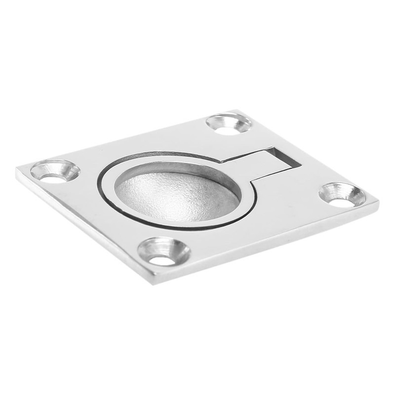 Ручка потайна з кільцем 47х38мм для дверей нержавіюча сталь [NM400NM48241473801] Metalvis, фото 1