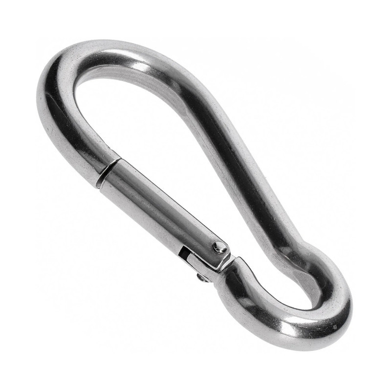 Карабін ø6мм пожежний нержавіюча сталь [N3KR0P000N3KR00601] Metalvis, фото 1