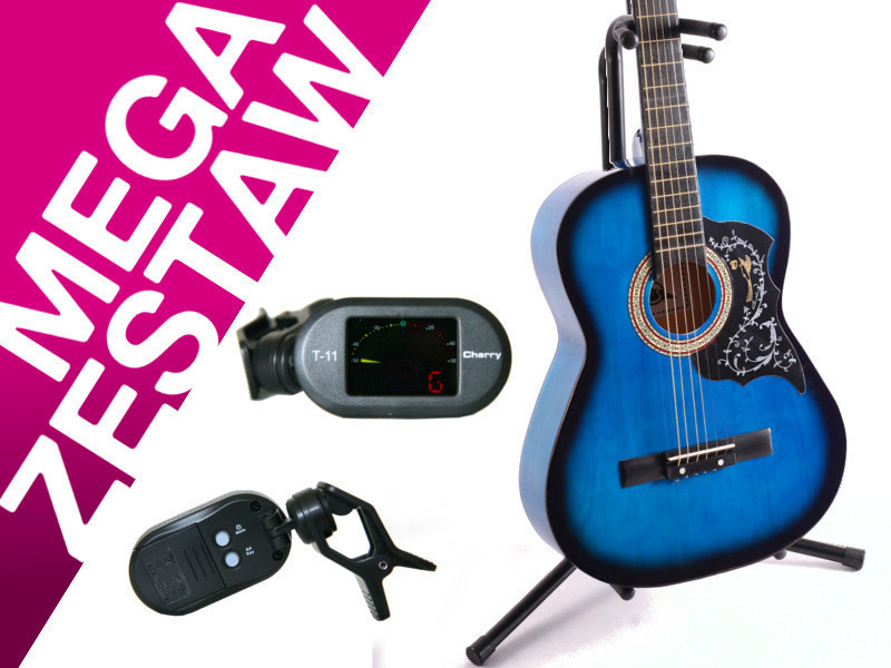 Гітара + Гітарний Тюнер ,7 кольорів!!!, фото 1