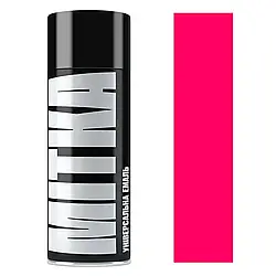 Емаль універсальна 0096 рожева флуоресцентна фарба аерозоль 400мл MI0096 MITKA