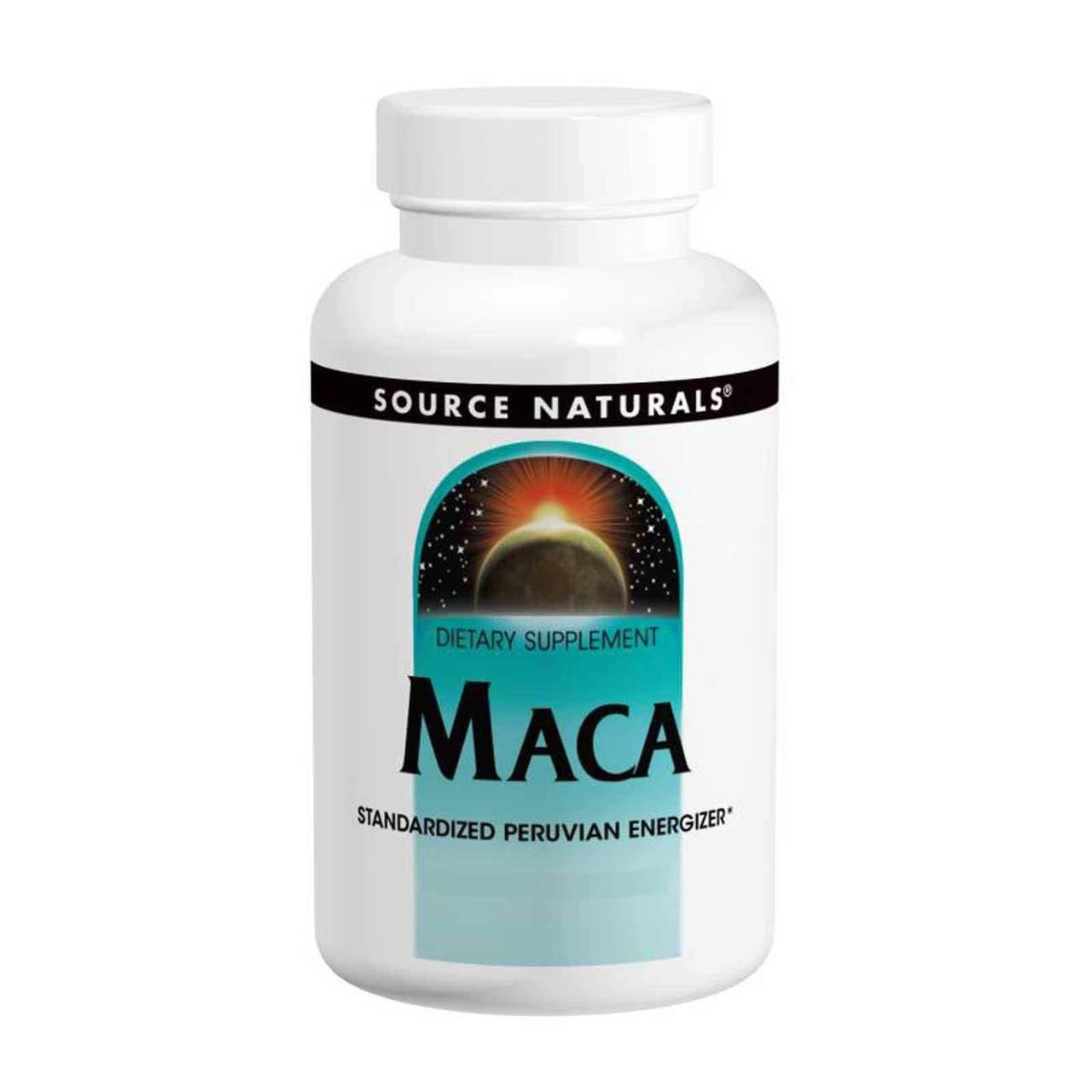 Мака (Maca), Source Naturals, 60 таблеток, фото 1