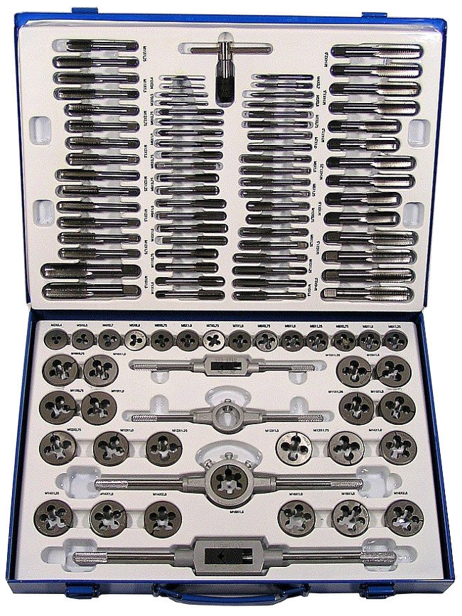 Набір мітчиків та плашок 110 шт, фото 1