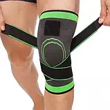 Бандаж для коліна, Knee Bands, фіксуючий ремінь, спортивний наколінник, ортопедичний бандаж, фото 2