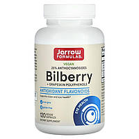 Чорниця для зору з виноградом, Bilberry, Jarrow Formulas, 120 капсул