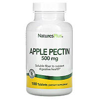 Яблучний пектин, Apple Pectin, Nature's Plus, 500 мг, 180 таблеток