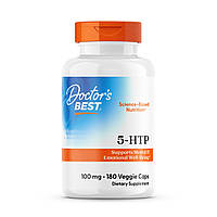 5-НТР, 5-гідрокситриптофан, Doctor's Best, 100 мг, 180 веганських капсул