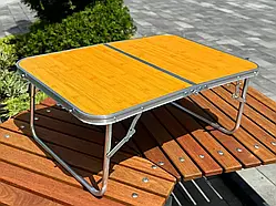 Бежевий Стіл компактний складаний для дому, кемпінгу-пікніка Folding table AND844-846