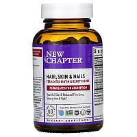 Вітаміни для нігтів, волосся та шкіри, Perfect Hair, Skin & Nails, New Chapter, 60 капсул