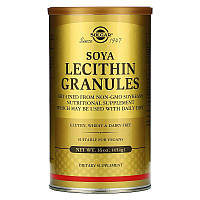 Лецитин соєвий, Lecithin Granules, Solgar, гранули, 454 г