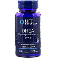 ДГЕА (дегідроепіандростерон), DHEA, Life Extension, 50 мг, 60 капсул