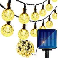 Гірлянда вулична LED лампочки SOLAR GARDEN LIGHT 834-122 WW на сонячній батареї