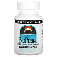 Біоперін (Bioperine), Source Naturals, 10 мг, 120 таблеток
