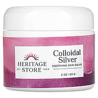 Мазь з колоїдним сріблом, Colloidal Silver Salve, Heritage Products, 60 г