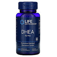 Дегідроепіандростерон, DHEA, Life Extension, 25 мг, 100 таблеток